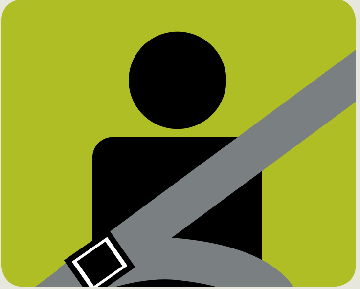 NZTA 系好安全带示意图